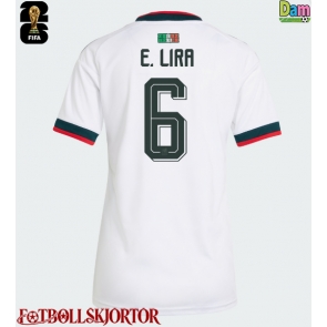 Mexiko Erik Lira #6 Bortatröja Dam VM 2026 Kortärmad